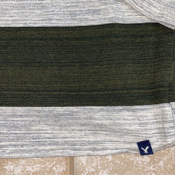 American Eagle Stripped Long Sleeve Top - Picture 2 of 4